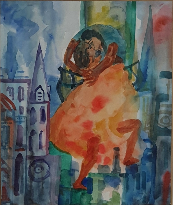 Romeo and Juliet - Water Colors (44x37cm, 1993)