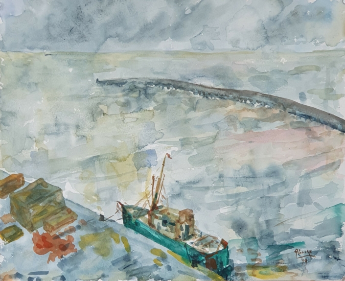 Harbour - Water Colors (33x40cm, 1999)
