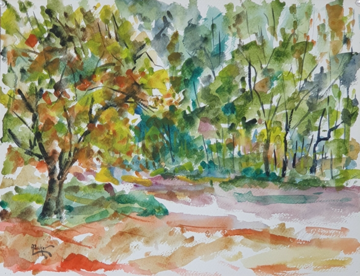 Untitled - Water Colors (32x41cm, 1991)