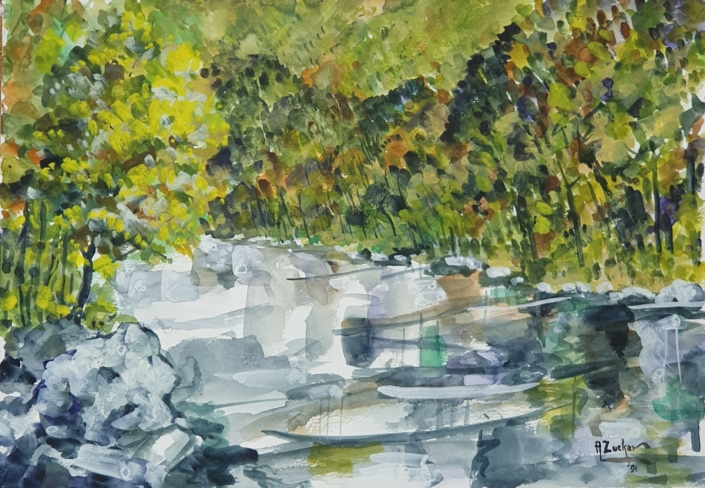 Untitled - Water Colors (30x42cm, 1991)