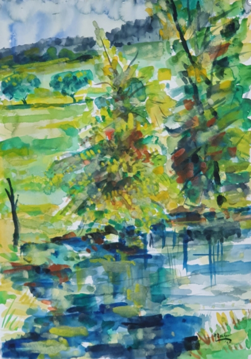 Untitled - Water Colors (42x30cm, 1990)
