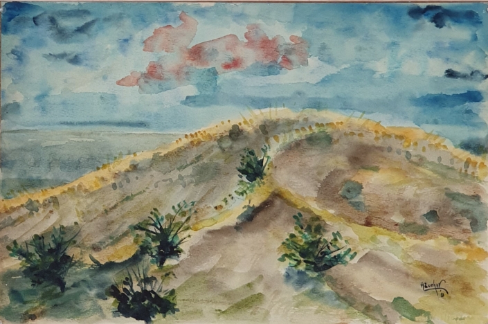 Dunes - Water Colors (35x55cm, 1983)