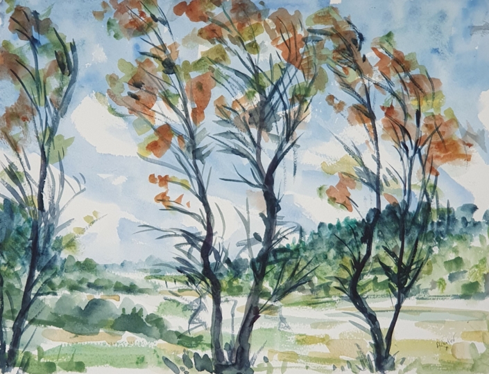 Untitled - Water Colors (30x40cm, 1981)