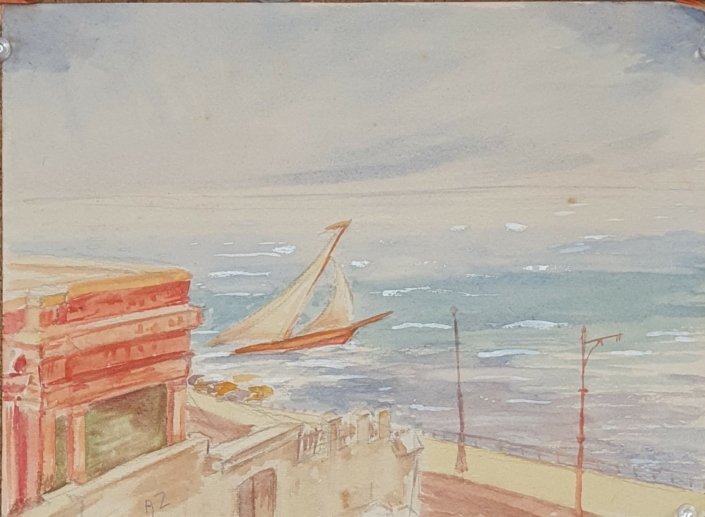 Beach - Water Colors (19x25cm)