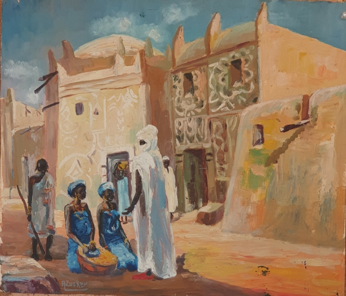 Africa - Water Colors (37x42cm)