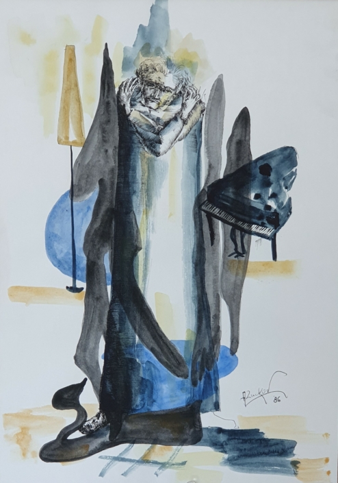 Beethoven - Water Colors (35x25cm, 1986)