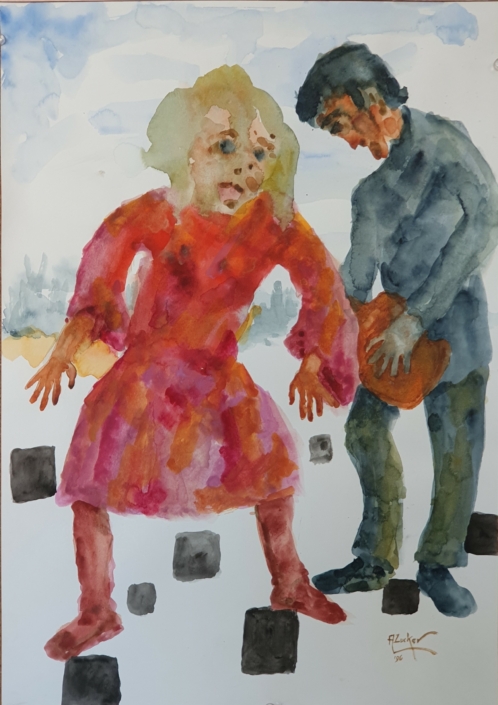 Untitled - Water Colors (49x35cm, 1996)