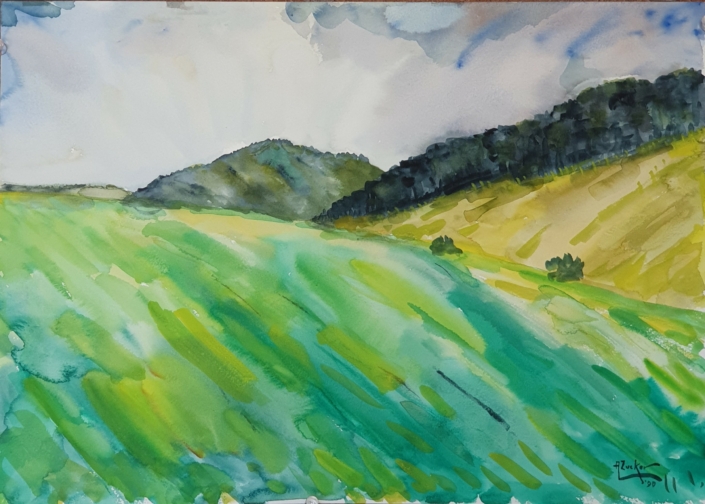 Untitled - Water Colors (30x42cm, 1990)