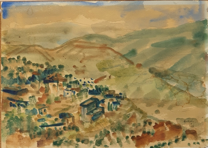 Untitled - Water Colors (30x42cm, 1969)