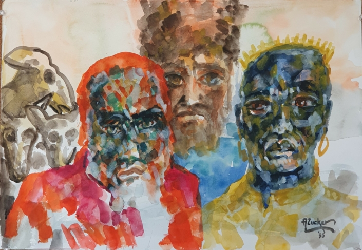 Untitled - Water Colors (25x40cm, 1995)