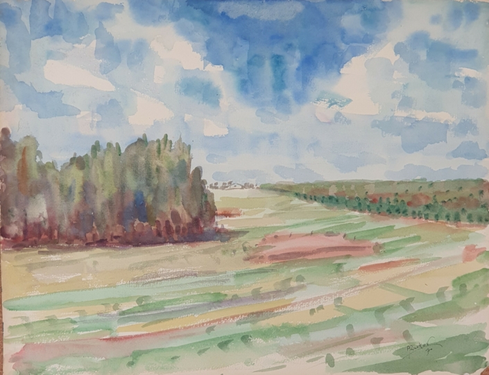 Untitled - Water Colors (34x44cm, 1970)