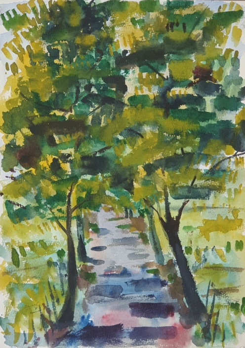 Normandie - Water Colors (42x30cm, 1971)