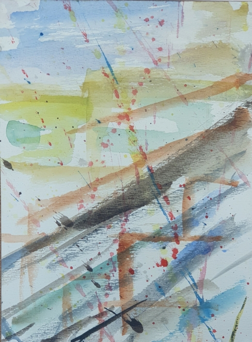 Untitled (Unsigned) - Water Colors (36x27cm)