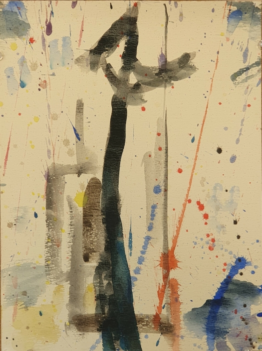 Untitled (Unsigned) - Water Colors (36x27cm)