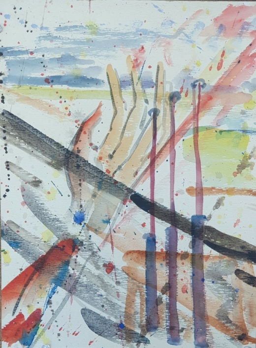 Untitled (Unsigned) - Water Colors (36x27cm)