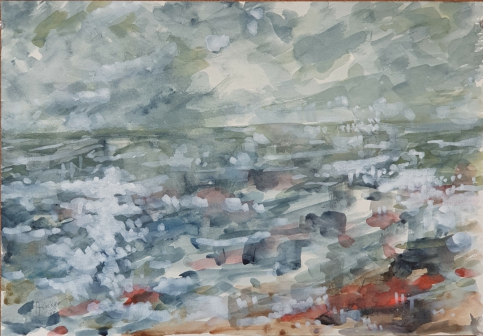 Storm  - Water Colors (34x50cm, 1995)