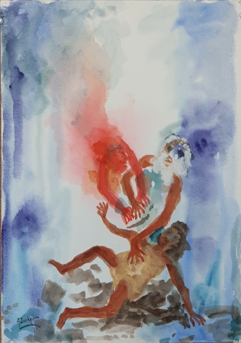 Binding of Isaac - Water Colors (42x30cm, 1993)