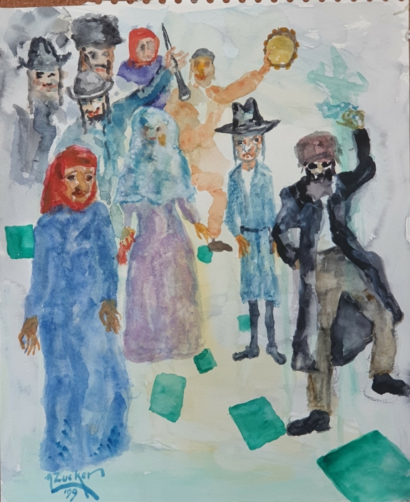 Wedding - Water Colors (40x33cm, 1999)
