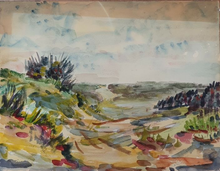 Untitled (unsigned) - Water Colors (34x44cm)