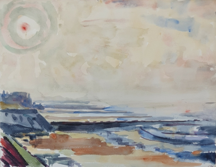 Beach - Water Colors (34x44cm, 1965)