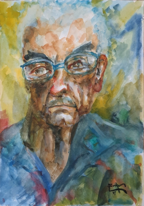 Autoportrait - Water Colors (50x35cm, 1997)