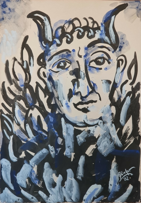 Satan - Water Colors (50x35cm, 1982)