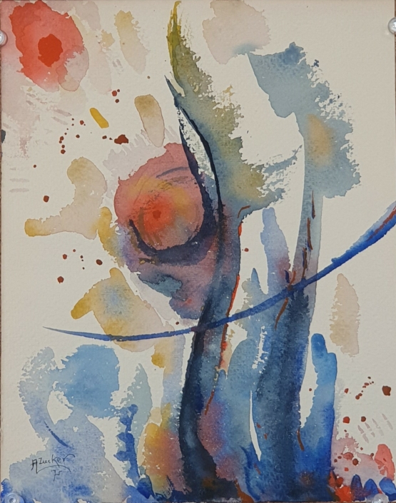 Psalm VI/4B - Water Colors (24x19cm, 1975)