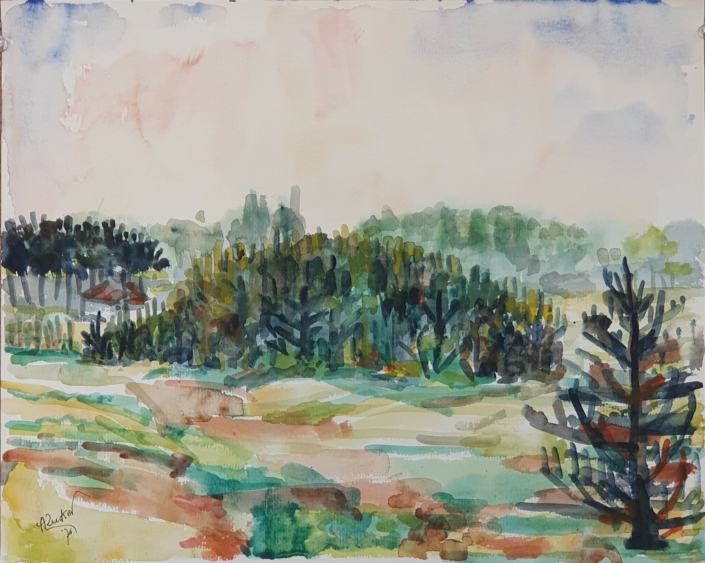 Untitled - Water Colors (33x41cm, 1976)