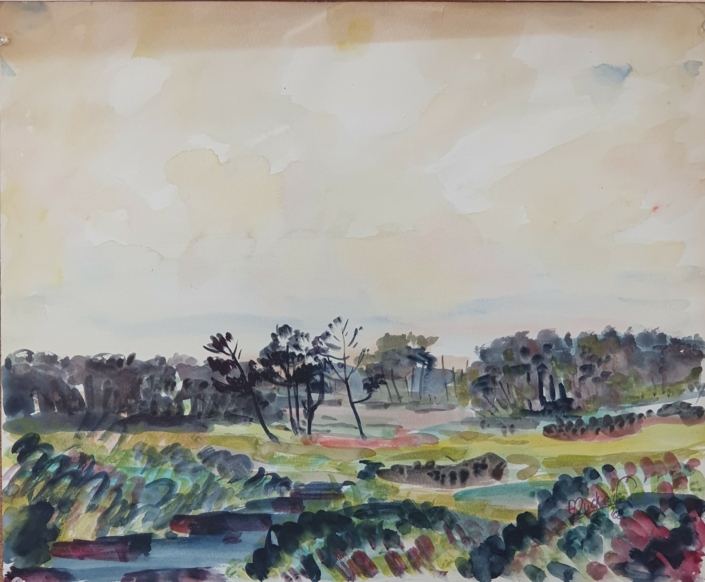 Untitled - Water Colors (38x46cm, 1968)