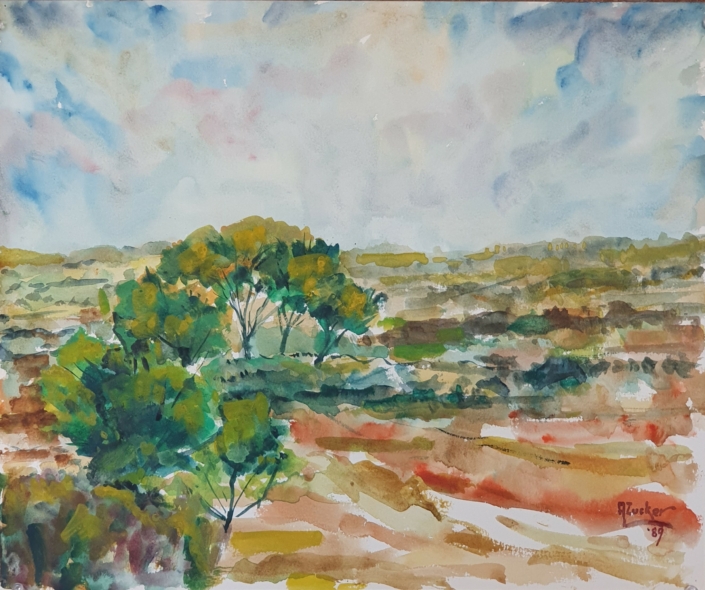 Untitled - Water Colors (38x46cm, 1989)