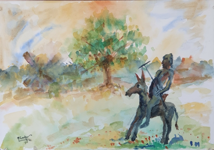 Don Quixote - Water Colors (35x50cm, 1996)