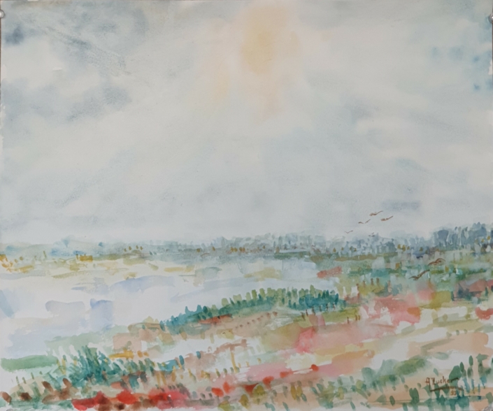 Seaside - Water Colors (38x46cm, 1993)