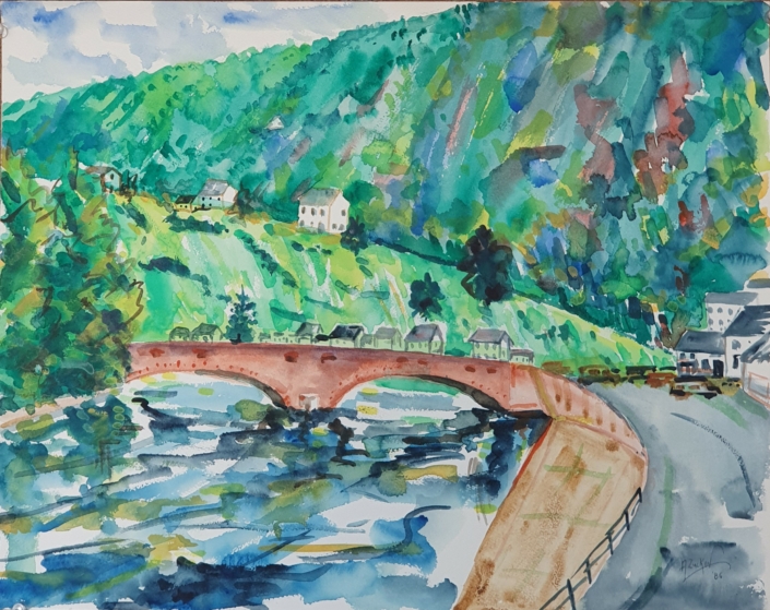 Untitled - Water Colors (36x46cm, 1986)