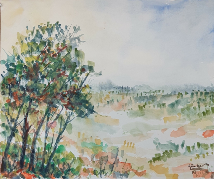 Untitled - Water Colors (38x45cm, 1993)
