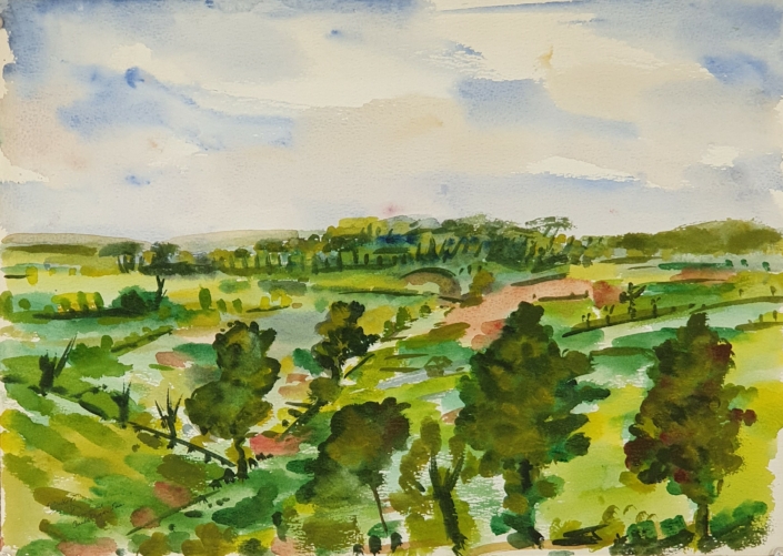 Normandie - Water Colors (30x42cm, 1971)
