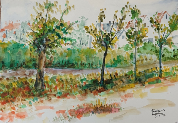 Untitled - Water Colors (34x49cm, 1995)