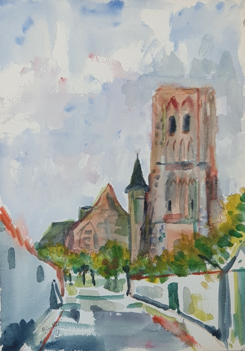 Untitled - Water Colors (42x30cm, 1971)