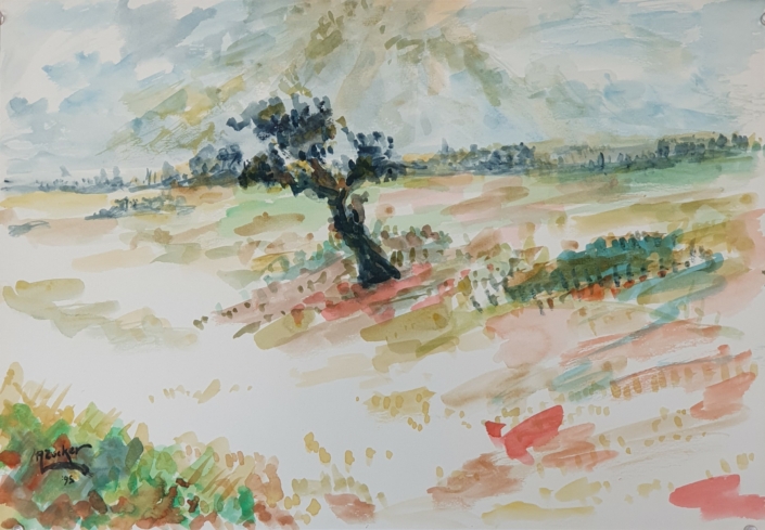 Untitled - Water Colors (34x49cm, 1995)