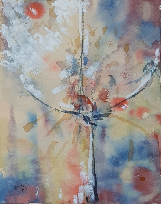 Psalm III / 6 - Water Colors (24x19cm, 1975)