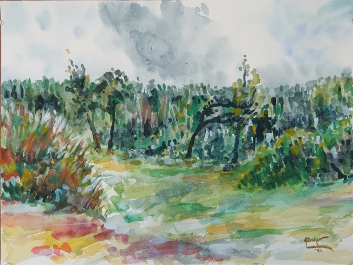 Untitled - Water Colors (36x48cm, 1996)