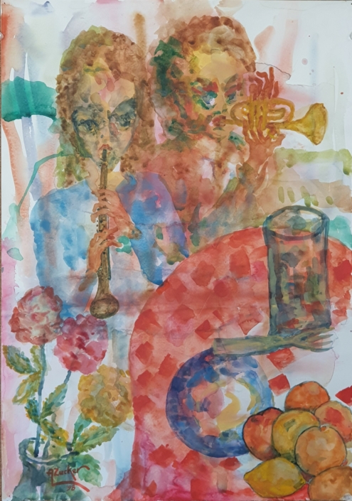 Untitled - Water Colors (50x34cm, 1998)