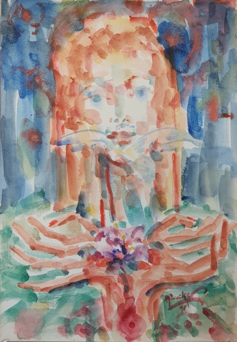 Bloom - Water Colors (50x34cm, 1998)