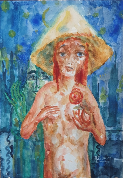 Untitled - Water Colors (49x34cm, 1988)