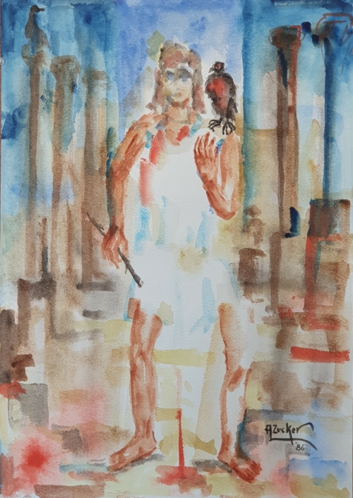 Untitled - Water Colors (48x34cm, 1986)