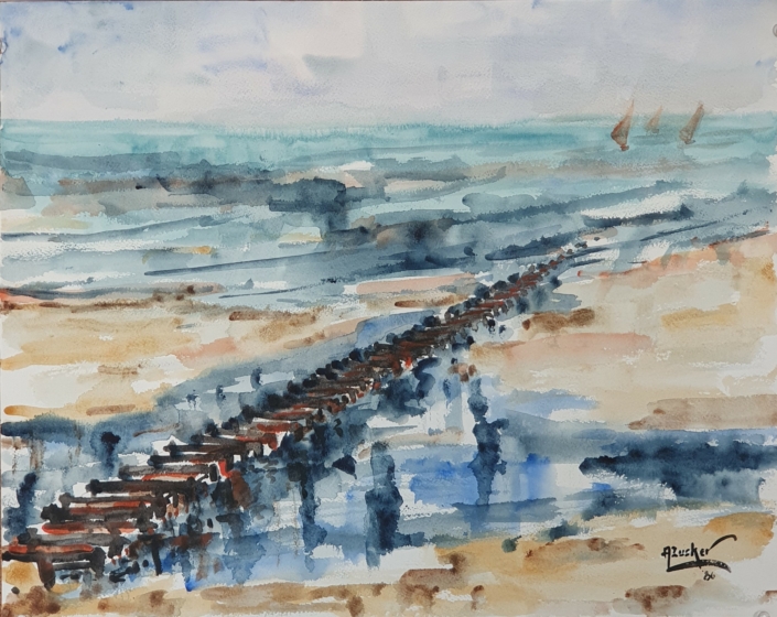 Untitled - Water Colors (36x46cm, 1986)