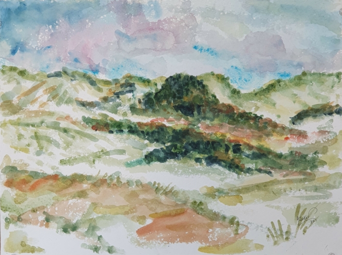 Untitled - Water Colors (36x48cm, 1983)