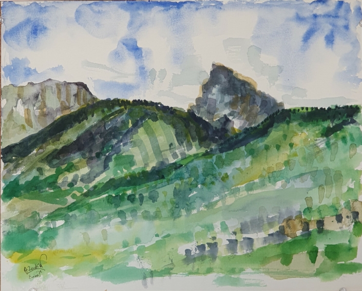 Evian - Water Colors (33x41cm, 1978)