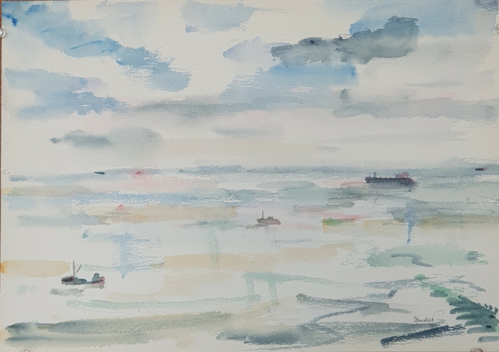 Untitled - Water Colors (30x42cm, 1971)