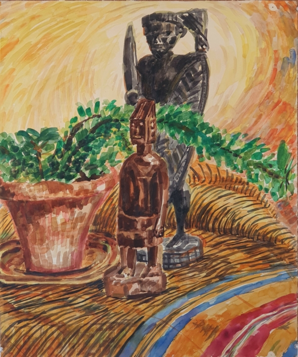 Africa - Water Colors (60x50cm)