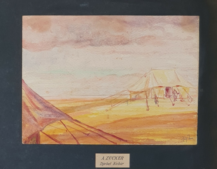 Djebel Kebir (Algeria) - Water Colors (19x25cm, early '40s)